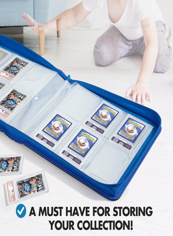 FunGuys Graded Card Binder, 60 PSA Slab Holder, 6 Pocket Graded Card Storage, Slab Binder, PSA Card Graded Display Case Album, Zipper, MTG Card Collection Binder - Image 5